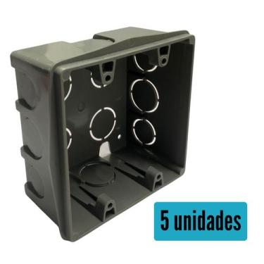 Imagem de Caixinha de Luz 4x2/4x4 Tomada Apagador Interruptor Plastico PVC Anti 