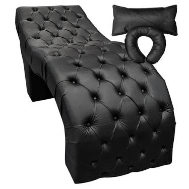 Imagem de Maca Estética para Cílios Design Salão Estofada material sintético Pre
