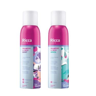 Imagem de Kit 2 Shampoos a Seco Menta e Berries Shakeberry Antioleosidade 150ml 
