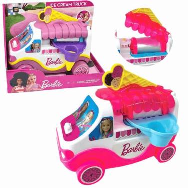 Imagem de Veiculo Caminhao de Sorvete da Barbie Fun F01544 - Fun Divirta-se