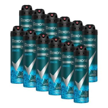 Imagem de Kit 12 Desodorante Rexona Men Antitranspirante Xtra Cool 150ml