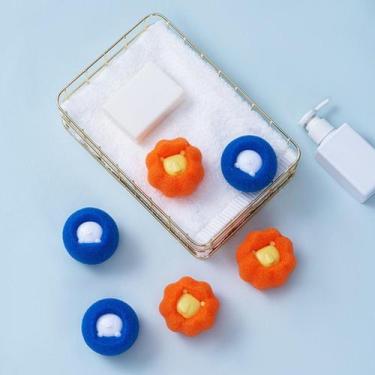 Imagem de Esponja Descontaminação Lavagem Anti Máquina Lavar Roupa Bola - New