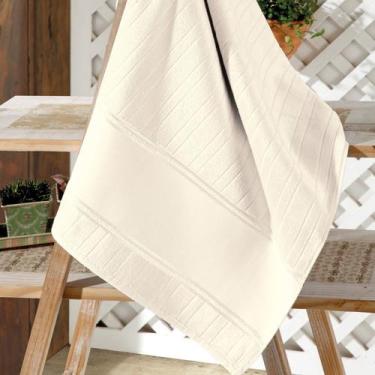 Imagem de Toalha de Banho Velour Artesanalle Liso Dohler - DOHLER S.A., Marfim