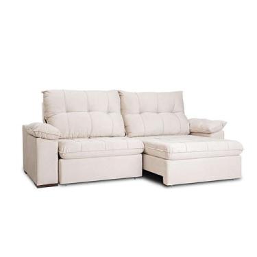 Imagem de Sofá 4 Lugares Retrátil e Reclinável com USB FlexformaTriton Veludo Ma