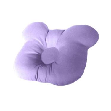 Imagem de Travesseiro Para Bebê Com Cabeça Amassada - HAPPY LINE, Lilás