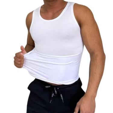 Imagem de Camiseta Regata Cinta Modeladora Plus Size - Modelador Postural Light 