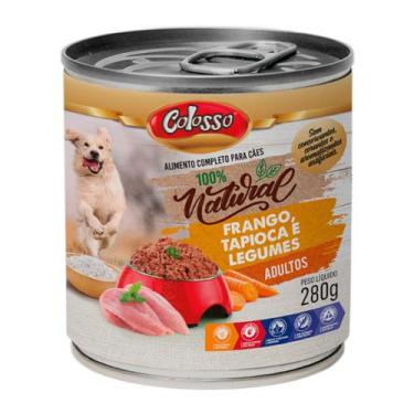 Imagem de Ração Úmida para Cachorro Colosso Natural Adulto Patê Sabor Frango, Ta