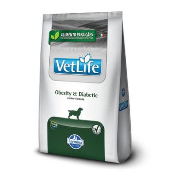 Imagem de Ração Seca Vet Life Natural Obesity  Diabetic para Cães Adultos Obesos