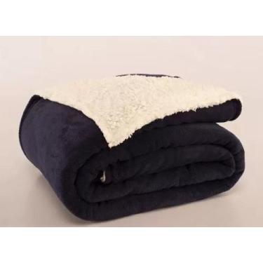 Imagem de Cobertor Mantinha com sherpa para o seu pet - BORGON, preto