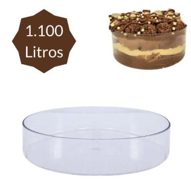 Imagem de Caixa Cake Box Acrílica Multiuso caixa acrilico p/ sobremesa caixa por