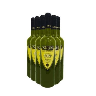 Imagem de Vinho branco seco moscato - 6 x 750 ml - san luigi