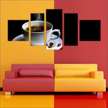 Imagem de Quadro Decorativo Padarias Bolo Cafeterias Decorações 5 Peças TT12 - V