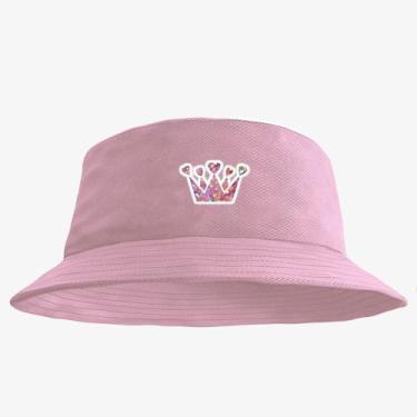 Imagem de Boné Chapéu Bucket Hat Estampado Coroa - MP Moda Masculina, Único, Ros