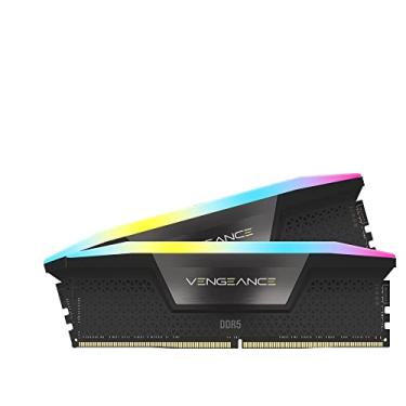 Imagem de CORSAIR Memória Vengance RGB DDR5 2 32GB (2 x 16GB) DDR5 7000 CL34-42-42-96 1,45V Intel XMP - PRETA
