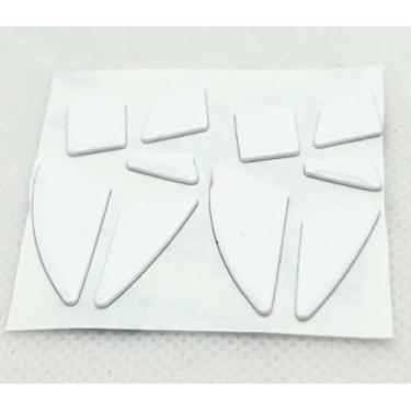 Imagem de Mouse Skates/Mouse Glide Feet para Logitech M705 Marathon Mouse sem fio (pacote com 2, 0,8 mm de espessura) (branco)