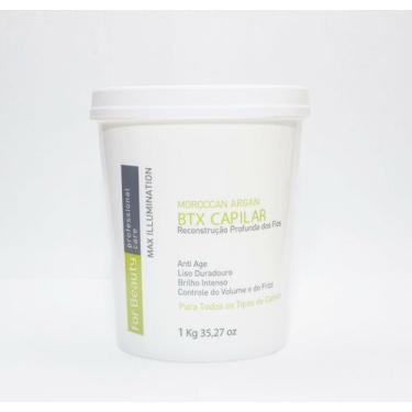 Imagem de Btx Moroccan Argan Capilar Max  For Beauty 1kg + Mascara 250gr