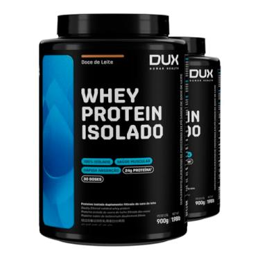 Imagem de Kit 2 Whey Protein Isolado Dux Doce de Leite 900g