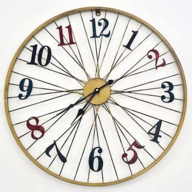 Imagem de Relógio De Parede 3d Roda Bicicleta Design Europeu 60cm - Vacheron, Re
