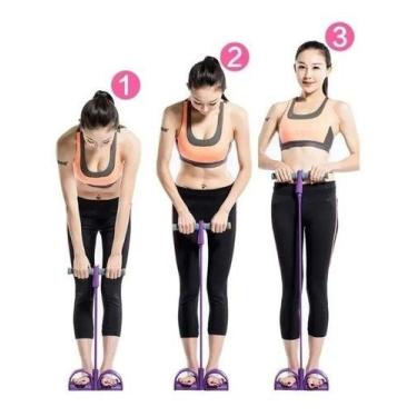 Imagem de Elástico P/ Exercícios Físicos Corda Alongamento - Não Informada