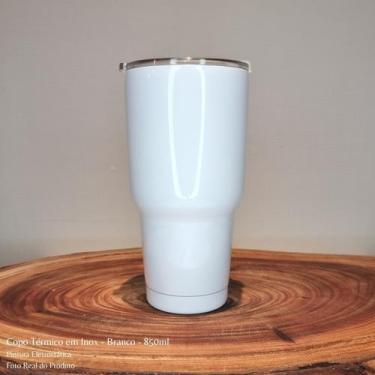 Imagem de Copo Térmico Com Tampa Cerveja Terere Cafe Camada Dupla Inox - Zdok