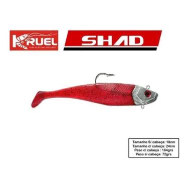 Imagem de Isca Artificial Para Garoupa Shad Kruel 24cm-184g Kit Shedão - Varias 