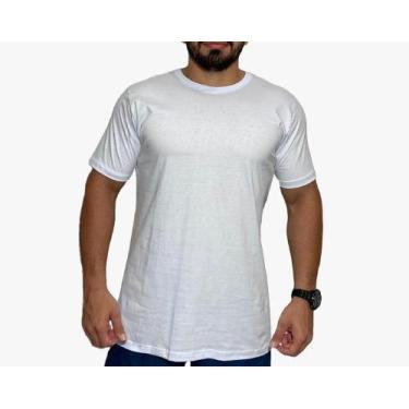 Imagem de Camisetas Basicas lisas Tamanho GG - AC , Branco