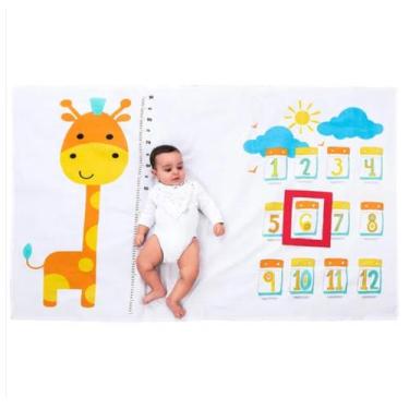 Imagem de Cenario De Fotos Mesversario Para Bebe 1,00m X 1,60m Unissex - Dugu