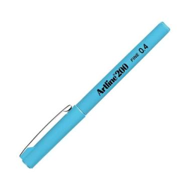 Imagem de Caneta Fine Pen 0.4mm Artline 200 TILIBRA, Azul Claro