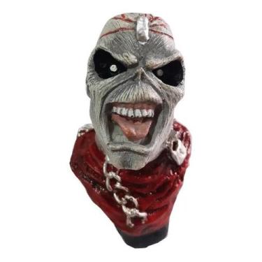 Imagem de Eddie The Head Iron Maden Boneco Heavy Resina Decoração - HC Decoraçõe