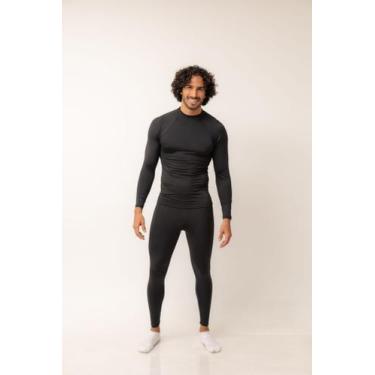 Imagem de Conjunto Térmico Feminino Kit com Calça + Blusa Masculino Segunda Pele