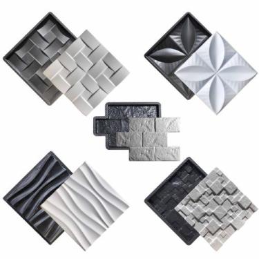 Imagem de Kit 5 Formas 3D Gesso e Cimento ABS - Xmoldes Formas 3D