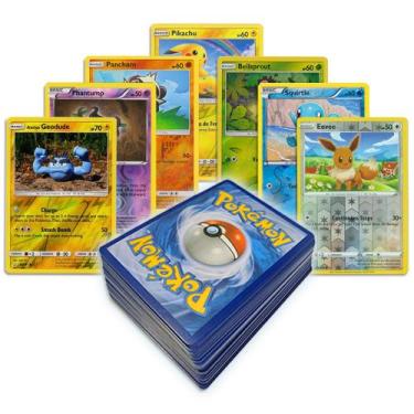Imagem de Lote Pack Pokémon Cartas Reverse Foil Sem repetidas - Copag