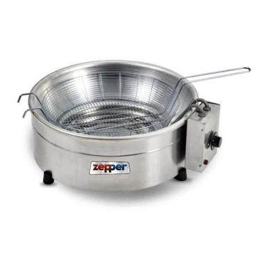 Imagem de Fritador Eletrico Fritadeira Tacho 7 Litros 220V - ZP07E - Zepper
