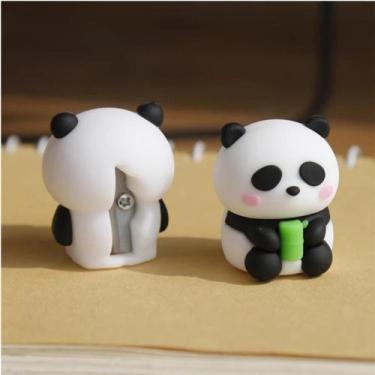 Imagem de Apontador Panda c/ Bambu Emborrachado 3D - Yuni Loja