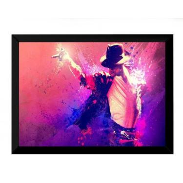 Imagem de Lindo Quadro Arte Michael Jackson Rei Do Pop 42x29cm - Fanarte