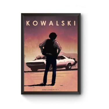 Imagem de Poster Moldurado Car Legends Kowaslki Quadro - Fanarte