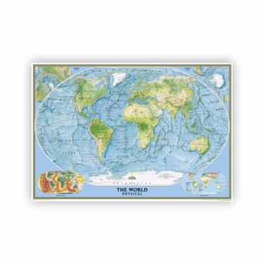 Imagem de Mapa Mundi Parede Painel Lona 04