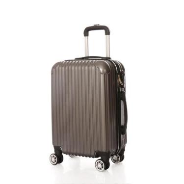 Imagem de Mala de Bordo Viagem Pequena ABS + PC - (55 x 35 x 22cm) C/ 4 Rodinhas