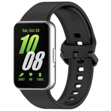 Imagem de pulseira de silicone para relógio inteligente samsung galaxy fit3 sm-r