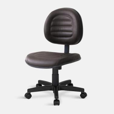 Imagem de Cadeira Executiva Belluno Giratória Marrom - Flex Cadeiras