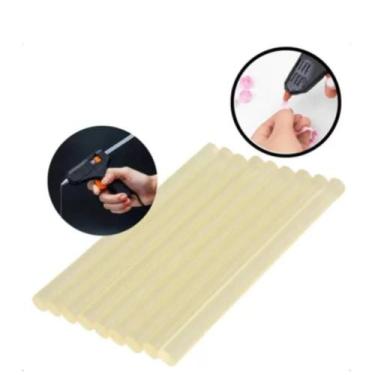 Imagem de Kit 6 Refil Bastão Cola Quente Grossa Multiuso 1,05x27cm - TOP MIX3