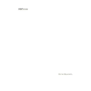 Imagem de ABNotes Cornell Notebook Squared A4 L White: Quadernone a quadretti per prendere appunti con il metodo Cornell - Leggero 100 Pagine - Bianco - Fogli spessi