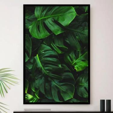 Imagem de Genérico, Quadro Folhagem Folhas Natureza Decorativo A3 35x45cm