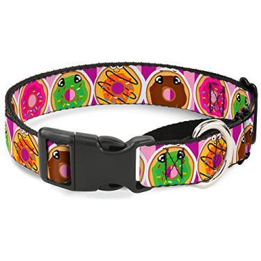 Imagem de Buckle-Down Coleira para cães "Sprinkle Donut Expressions Martingale, rosa, 3,8 cm de largura, serve para pescoços de 40,6 a 58,4 cm - Médio