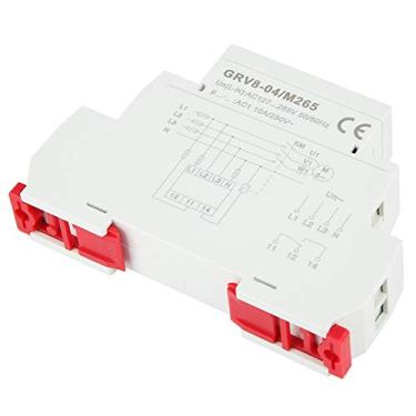 Imagem de Relé de Proteção Relé de Monitoramento de Tensão Indicador LED Pequeno Volume Montável Em Trilho DIN de 35 Mm Monitor de Tensão L N (Trifásico de 4 fios) para Proteção de