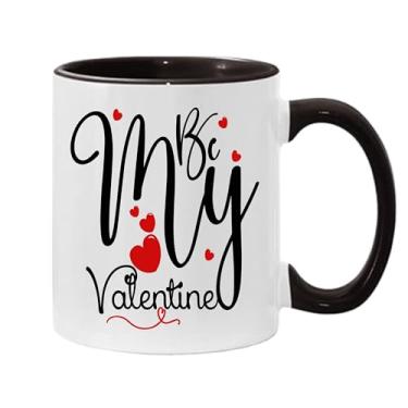 Imagem de SpreadPassion Caneca de café Be My Valentine, presentes para namorado e namorada, ideia de presentes de dia dos namorados, presente para o amante dos namorados, presente para marido e esposa, ideia de