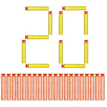Imagem de Generic - 20 Dardos p/Lançadores Arminha de Pressão com Ventosa