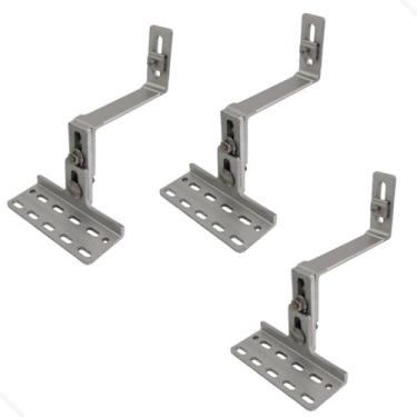 Imagem de Estrutura Suporte Fixa Painel Solar Telha Colonial 03 UND - GB ELETRIC