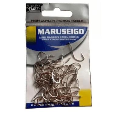 Imagem de Kit 50 Anzol Pesca Marine Sports Maruseigo Nickel N-16