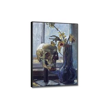 Imagem de Otto Dix Impressão em tela arte de parede famosas pinturas a óleo reproduções 'untitled3' Fine Art Poster Prints. Imagens abstratas em tela para decoração de parede 50x70 cm (20x28in) BlackFrame